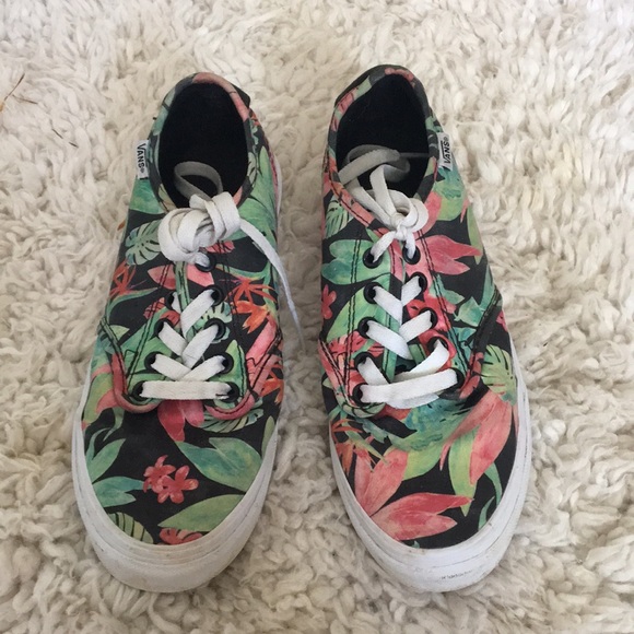 Floral Vans - Picture 1 of 6